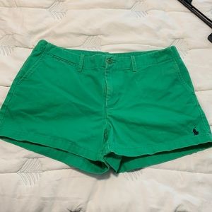 Green polo Ralph Lauren sport Shorts